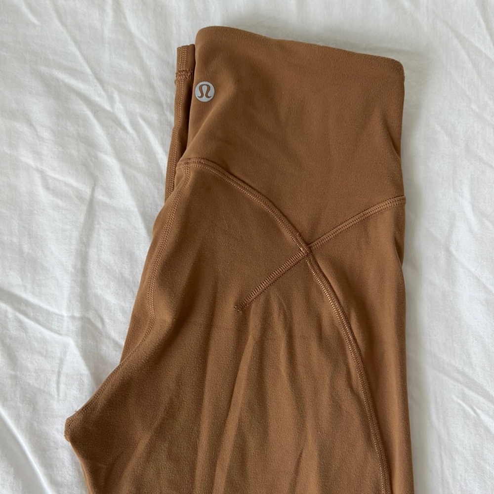 Size 4 Lulu Lemon Tan Leggings